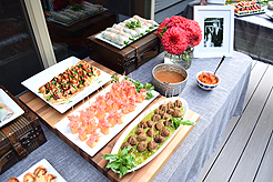 A GARDEN WEDDING RECEPTION